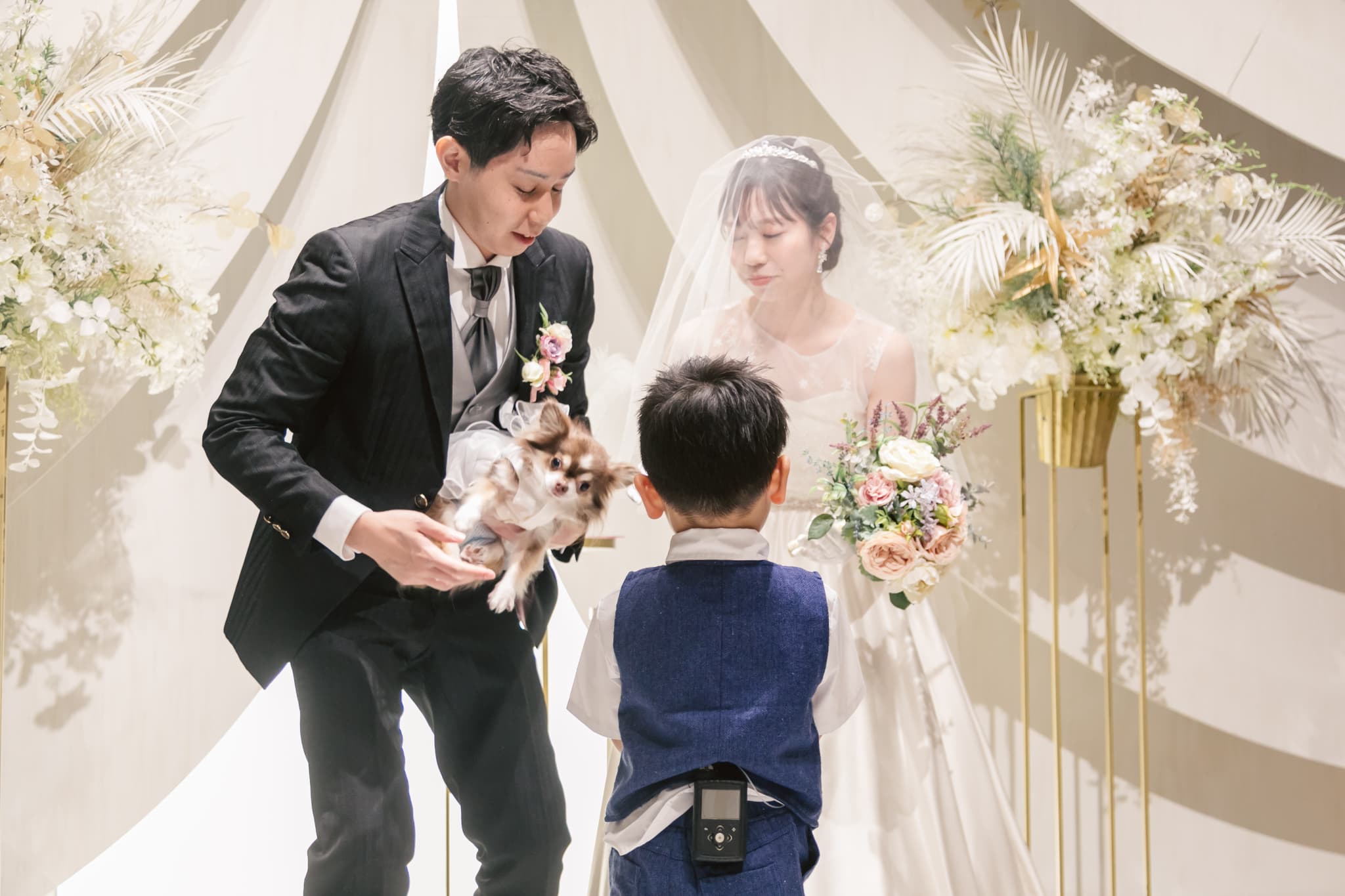 ウェディングレポート第二弾★かわいいゲストがお手伝い